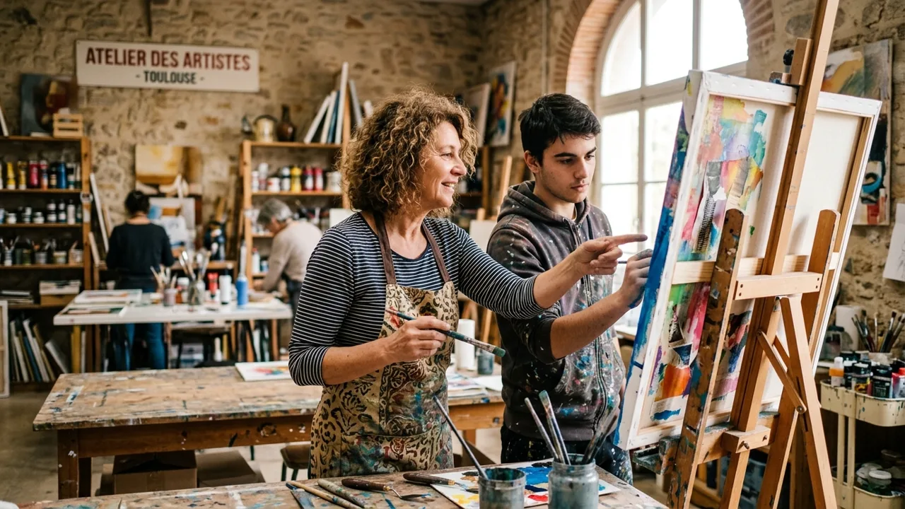 Ateliers de mentorat artistique et accompagnement individuel